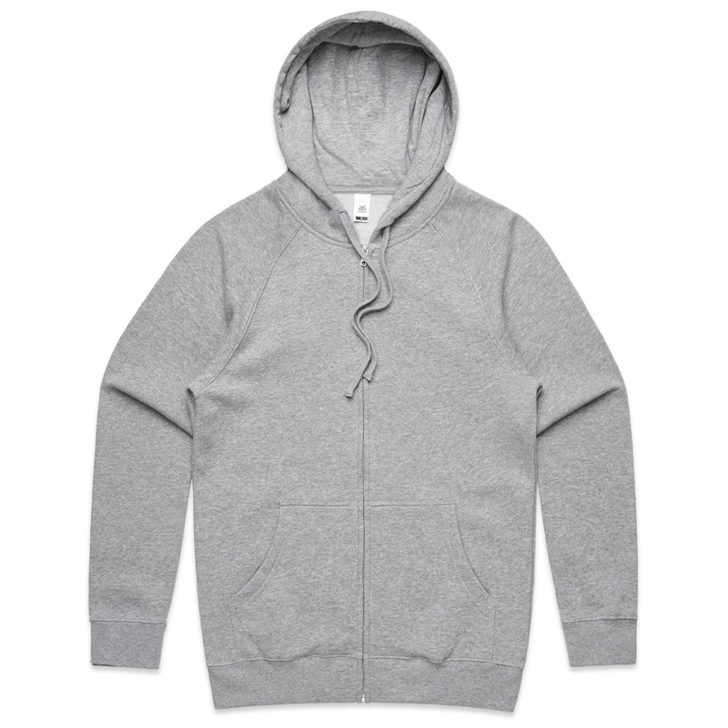 Supply Zip Hood in Grey marle