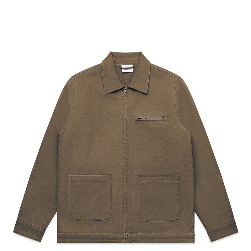 Canvas Heavy Jacket in Walnut